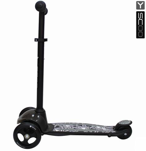 Трехколесный самокат Y-SCOO RT TRIO DIAMOND 120 Kaleidoscope black 