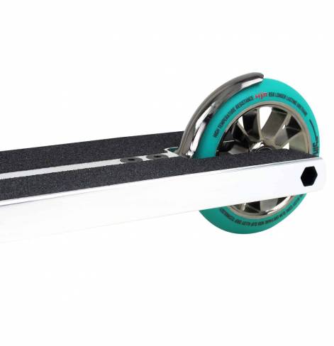 Трюковый самокат Ride 858 High Roller Dark Chrome Light Blue 