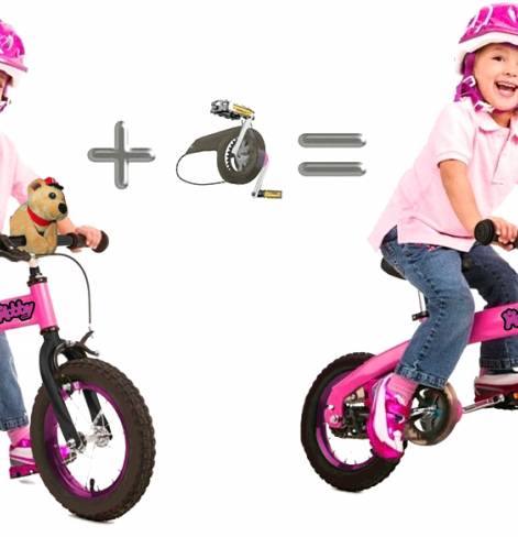 Велобалансир+велосипед Hobby-bike original pink aluminium 