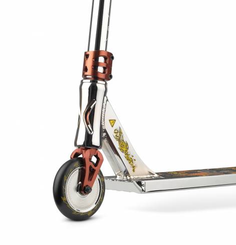 Самокат  FOX BIG BOY 4.7 chrome/brown 2021 