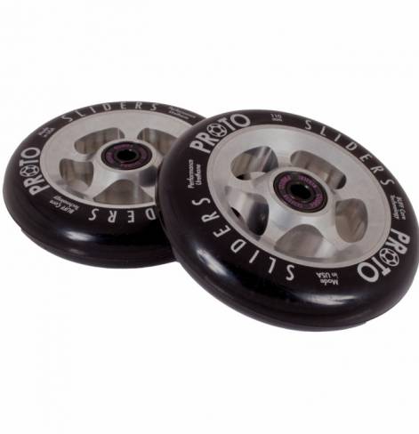Колеса PROTO Raw Sliders 110mm black on raw 