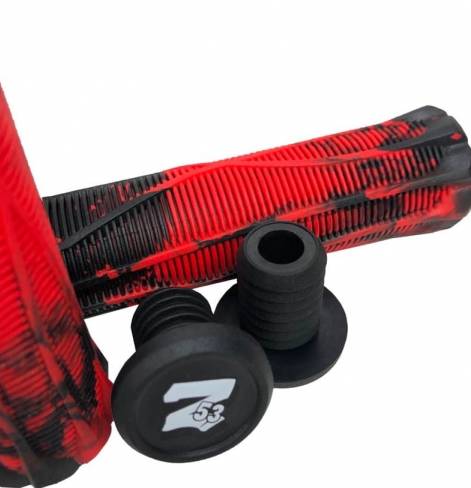 Грипсы Z53 Black/Red с барендами в комплекте