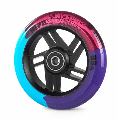 Колесо HIPExtreme H5 110 мм черный-розовый-голубой-фиолетовый  