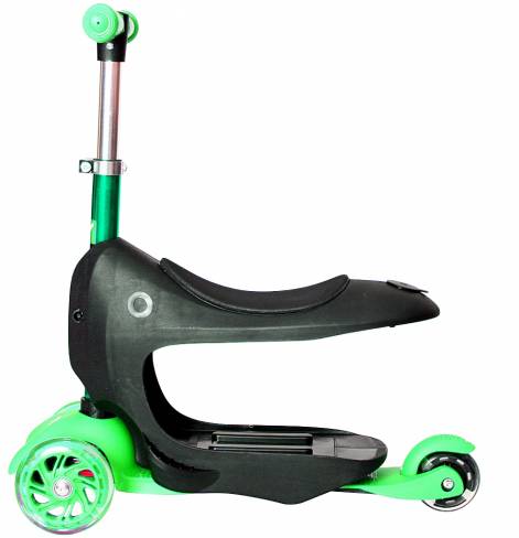 Каталка-самокат 3 в 1 Y-SCOO Mini Jump&Go со светящимися колесами 
