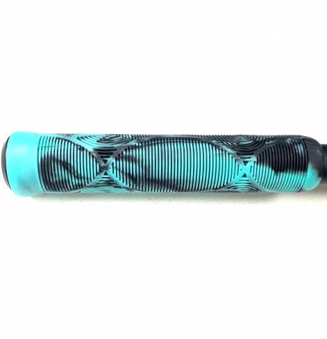 Трюковый самокат Z53 Predator 2 бирюзовый с лыжами 
