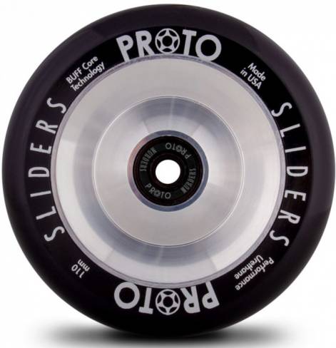 Колеса PROTO Full Core Slider 110 mm Black On Silver 