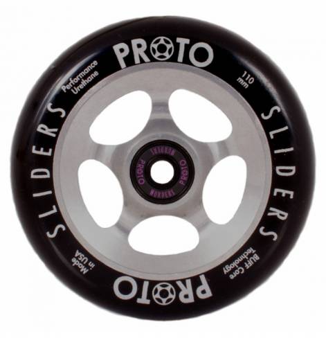 Колеса PROTO Raw Sliders 110mm black on raw 