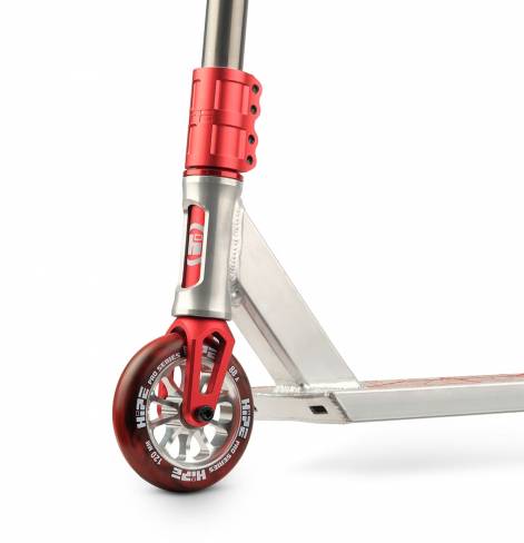 Трюковый самокат HIPE H6 raw/red 2021 