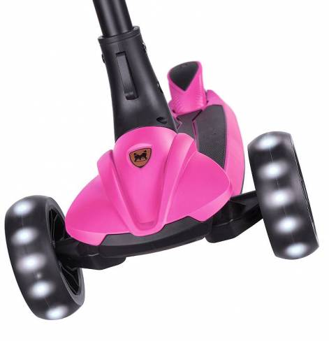 Детский самокат Lumpa Lumi Led Pink 