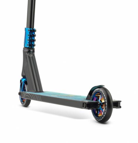 Трюковый самокат Fox V-tech 01 2022 black/neo-blue 