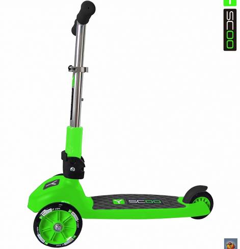 Трехколесный самокат Y-SCOO TRIO 120 NEON green 