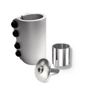  Хомут Fahrenheit 4 болта, SCS 31.8/34.9, хром 