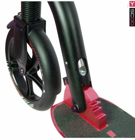 Самокат Y-SCOO MONSTER 230 с амортизатором blue/pink  