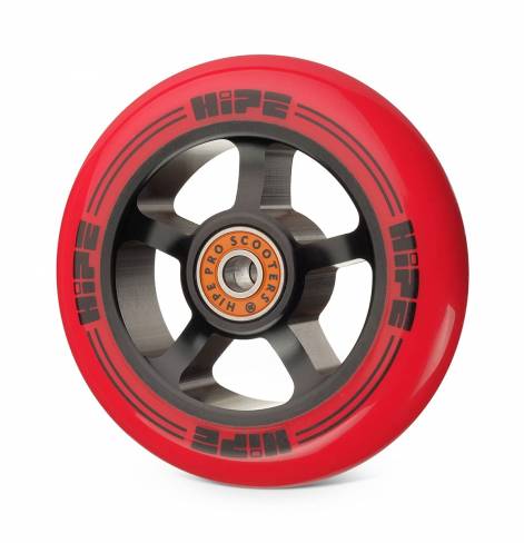 Колесо HIPE Н1 100mm black/red 