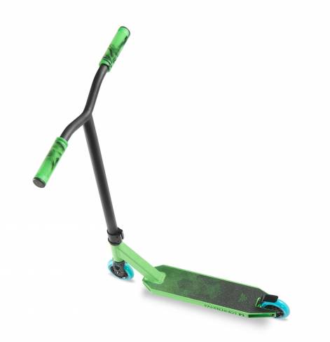 Трюковый самокат Fahrenheit F1 зелено-голубой 